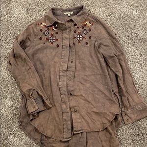 Womens button up jacket